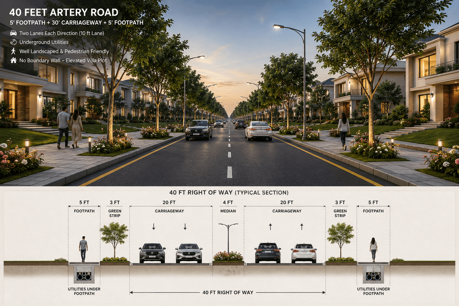 40 Feet Artery Road