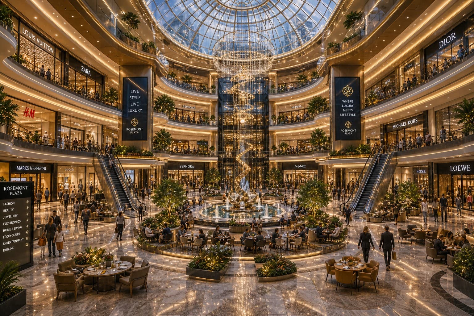 Rosemont Plaza Grand Atrium
