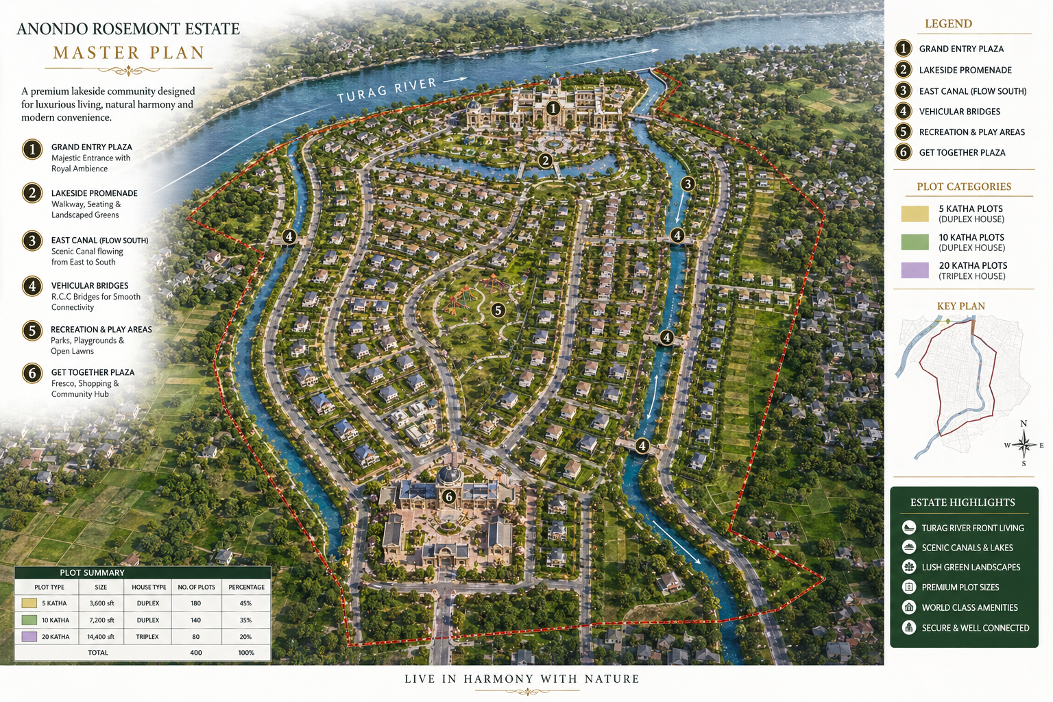 Anondo Rosemont Estate full master plan